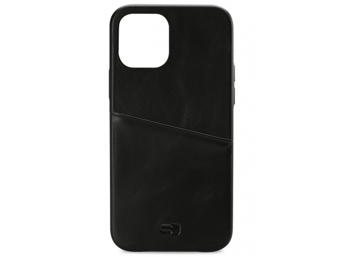 Senza Desire Card Case Zwart - iPhone 12/12 Pro hoesje Leer