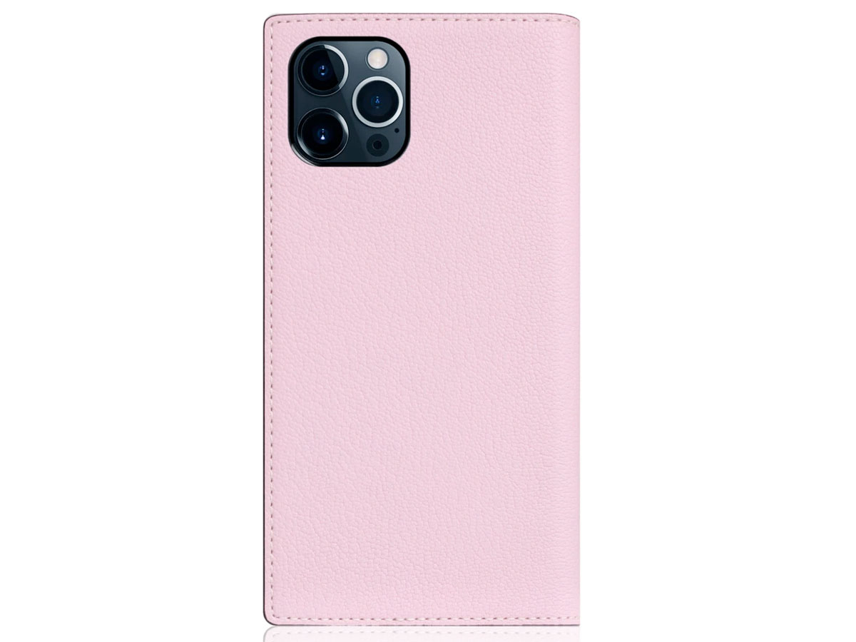 SLG Design D9 Chevere Sully Leer Roze - iPhone 12/12 Pro hoesje