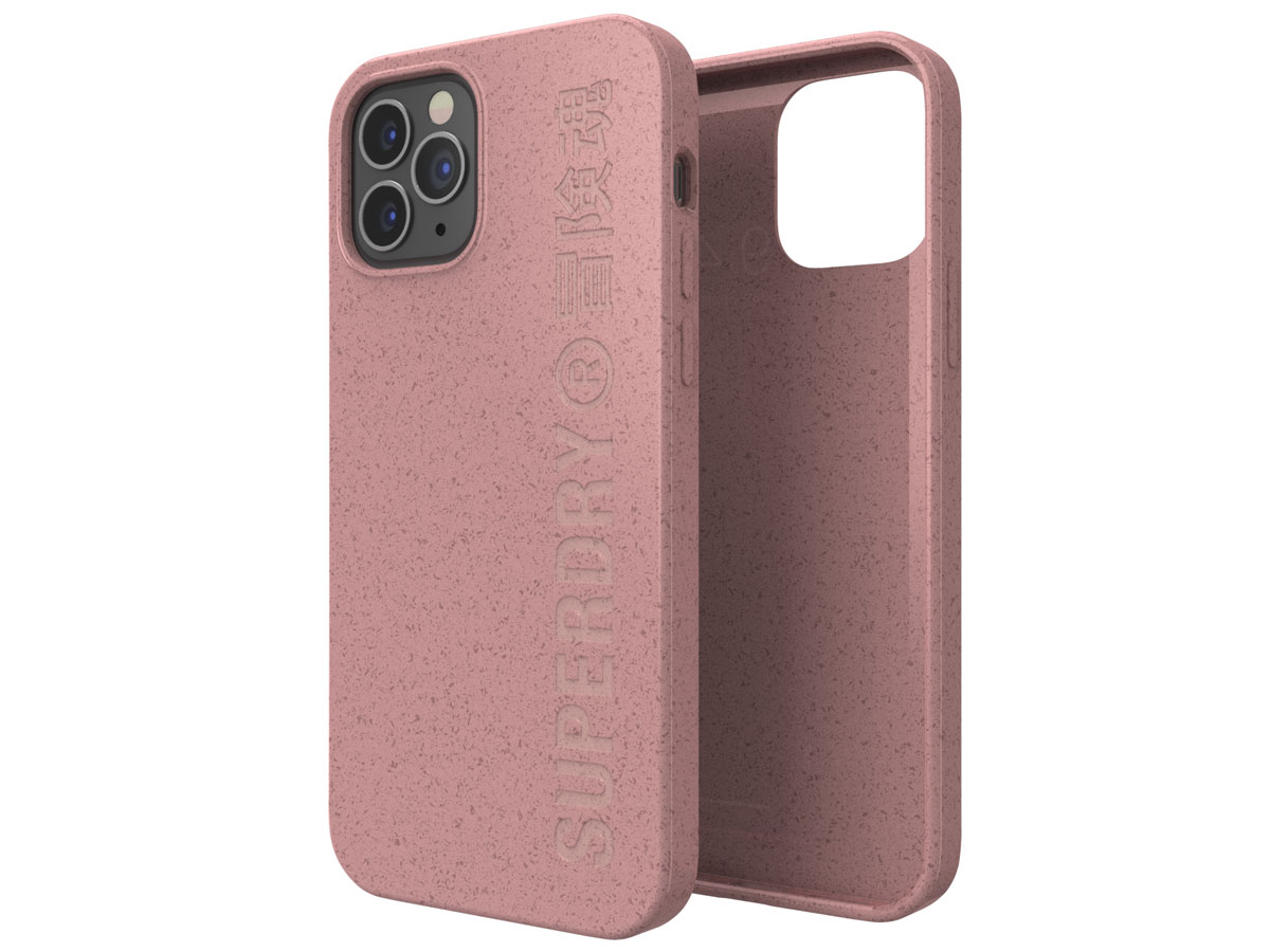 Superdry Bio Snap Case Roze - iPhone 12/12 Pro hoesje