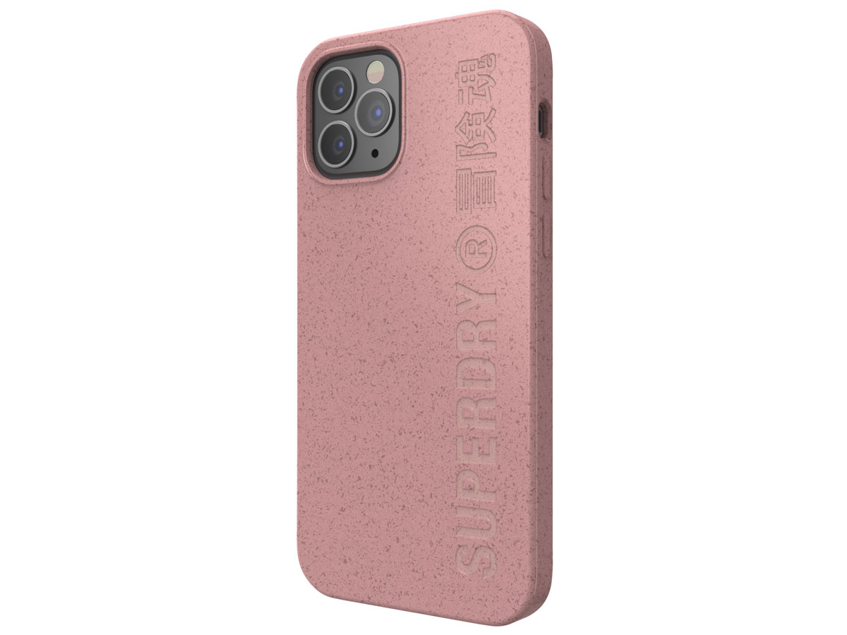 Superdry Bio Snap Case Roze - iPhone 12/12 Pro hoesje