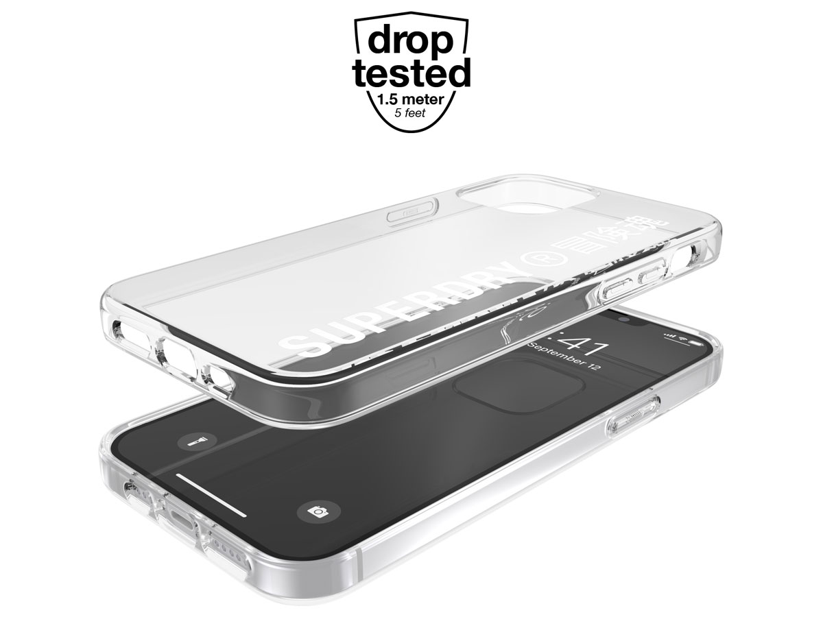 Superdry Snap Case Clear - iPhone 12/12 Pro hoesje