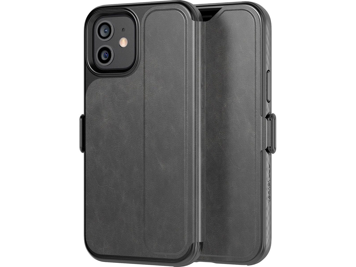Tech21 Evo Wallet Case Zwart - iPhone 12/12 Pro hoesje