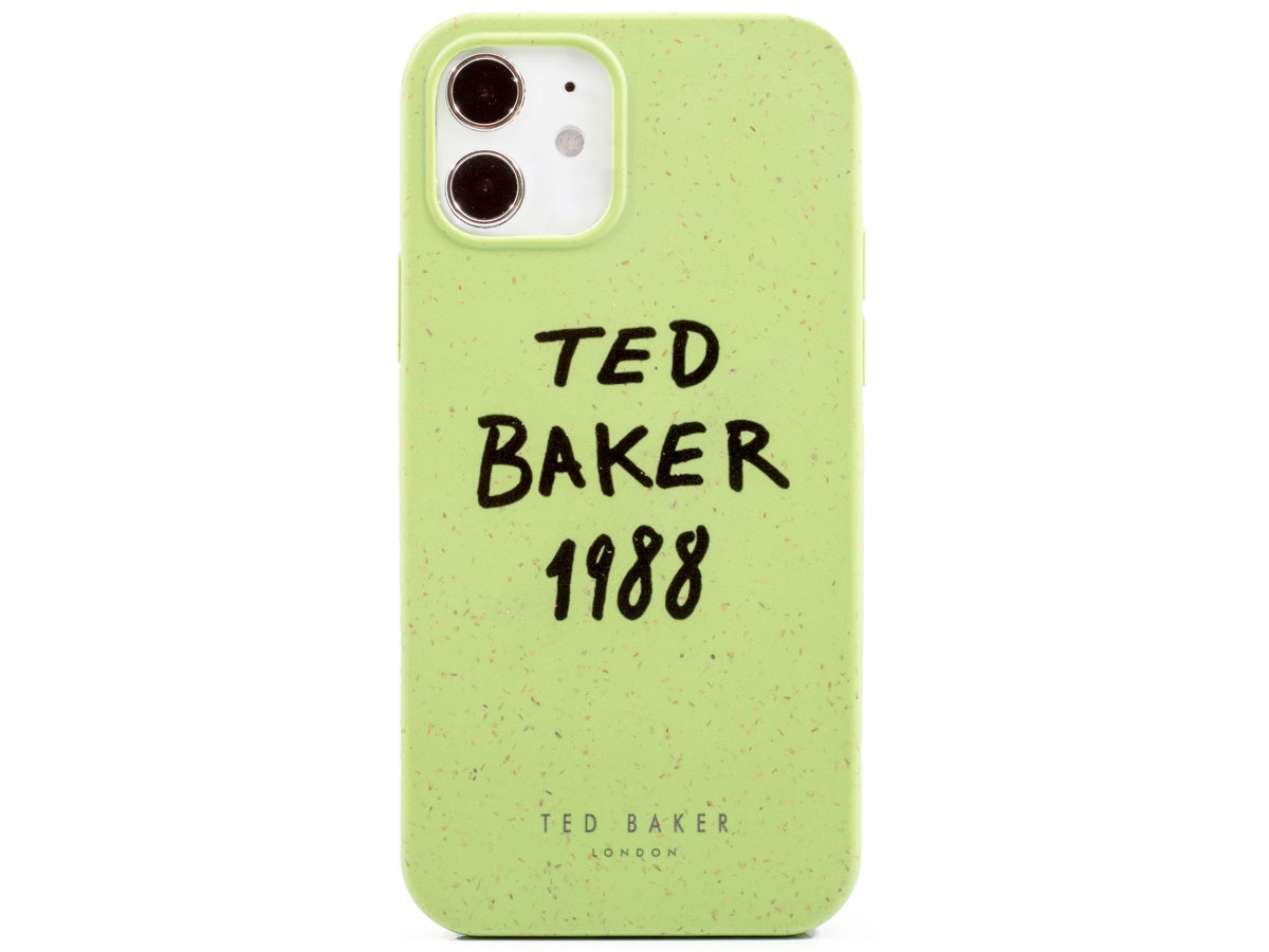 Ted Baker Bio Plastic Case 1988 Green - iPhone 12/12 Pro Hoesje