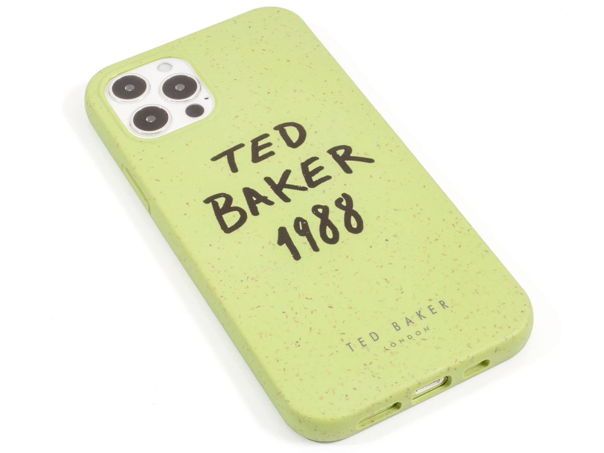 Ted Baker Bio Plastic Case 1988 Green - iPhone 12/12 Pro Hoesje