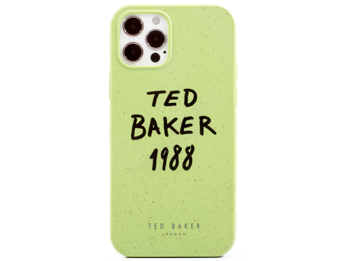 Ted Baker Bio Plastic Case 1988 Green - iPhone 12/12 Pro Hoesje