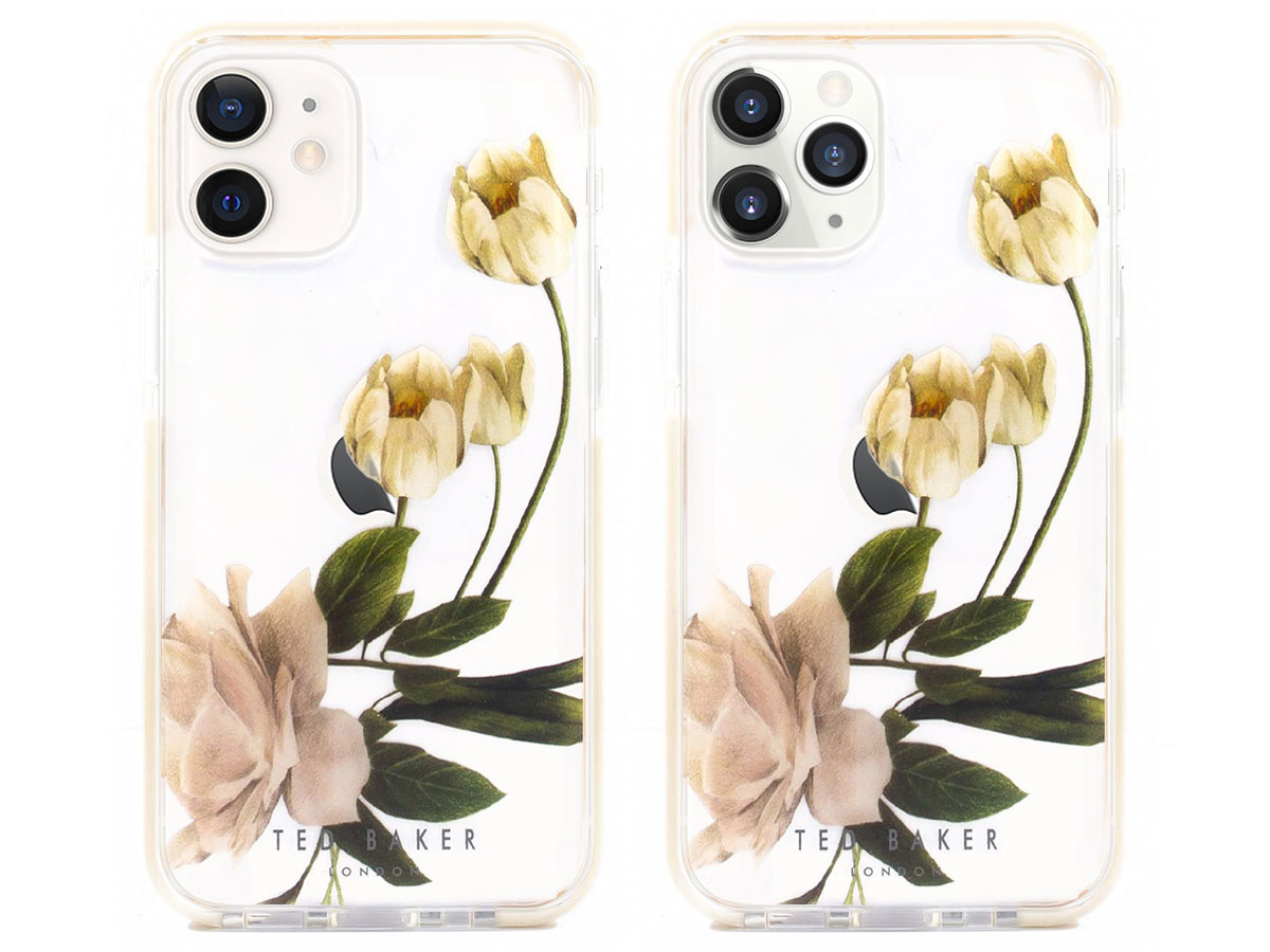 Ted Baker Elderflower Anti-Shock Case - iPhone 12 / 12 Pro Hoesje