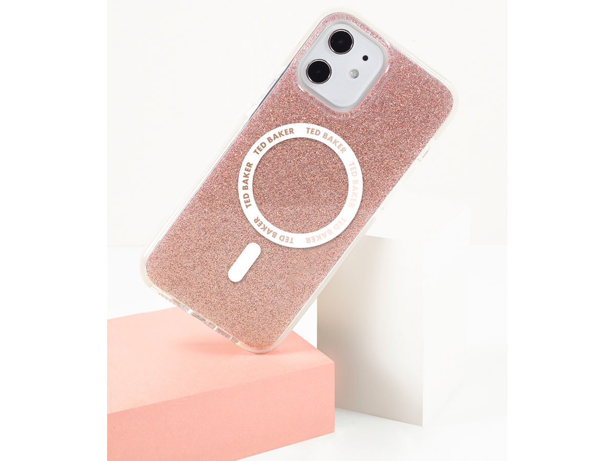 Ted Baker Glitsie Anti-Shock MagSafe Case - iPhone 12/12 Pro Hoesje