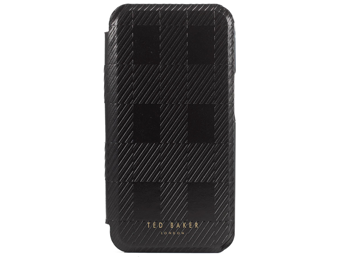 Ted Baker House Check Card Folio Case - iPhone 12/12 Pro Hoesje