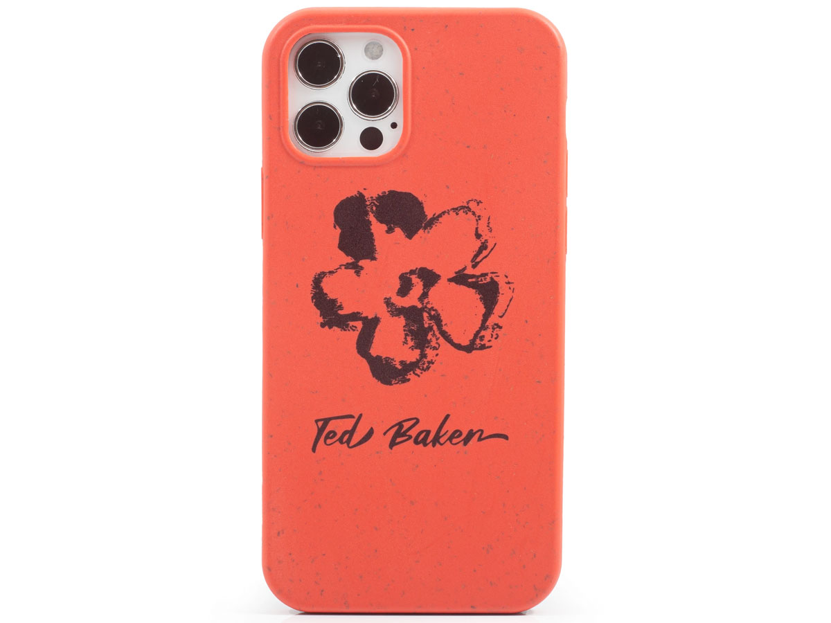 Ted Baker Bio Plastic Case Magnolia Red - iPhone 12/12 Pro Hoesje