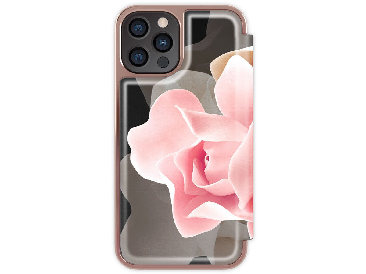 Ted Baker Porcelain Rose Mirror Folio Case - iPhone 12/12 Pro hoesje