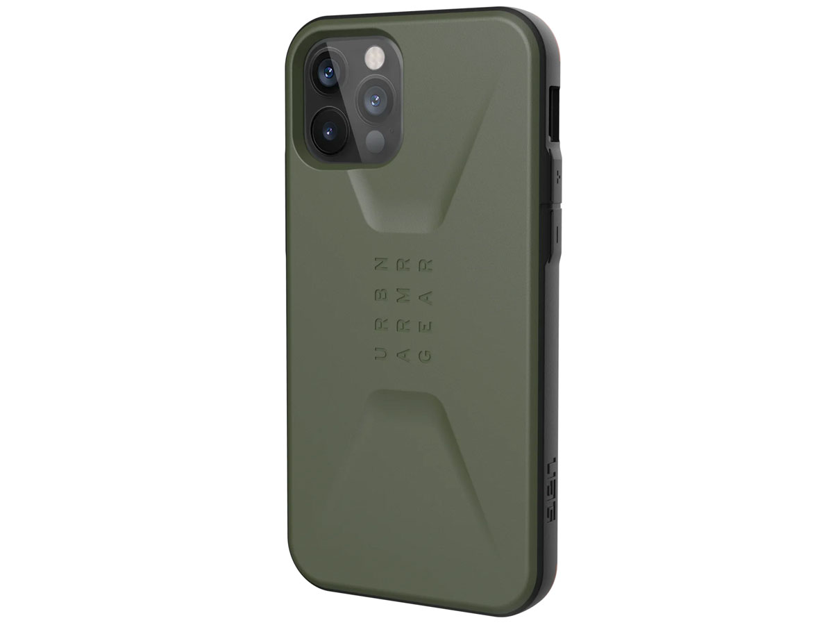 Urban Armor Gear Civilian Groen - iPhone 12/12 Pro hoesje