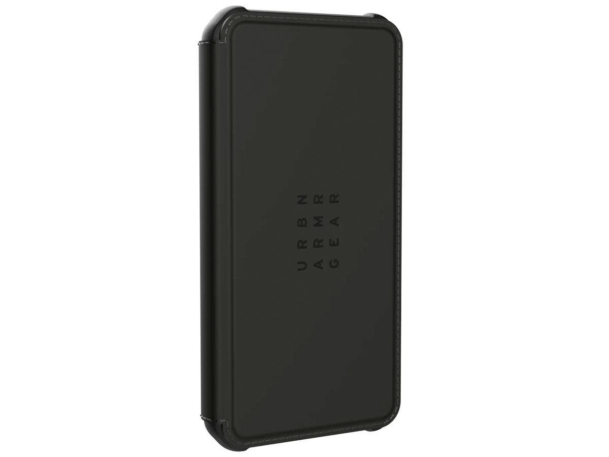 Urban Armor Gear Metropolis PU Zwart - iPhone 12/12 Pro hoesje