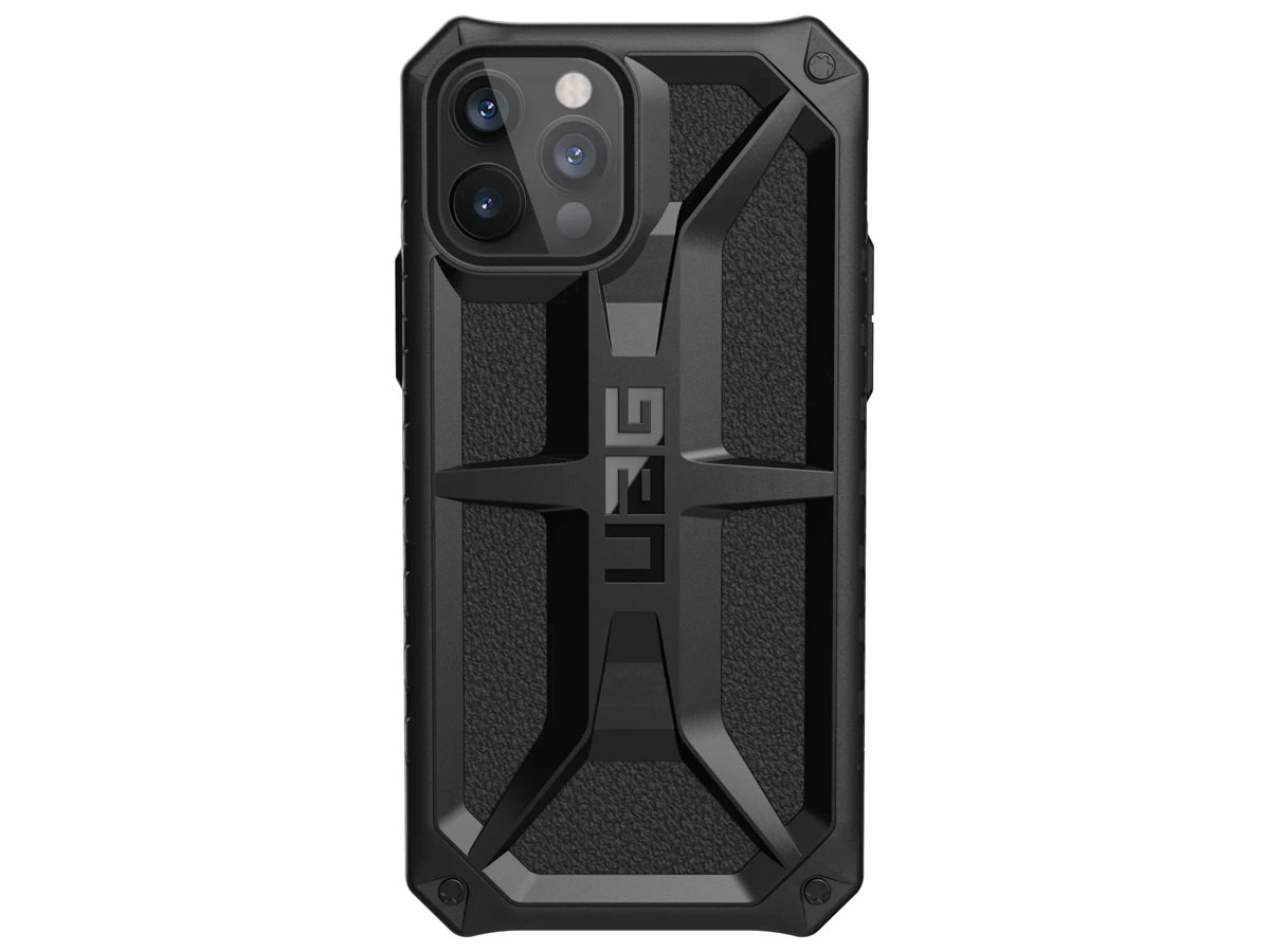 Urban Armor Gear Monarch Case Zwart - iPhone 12/12 Pro hoesje