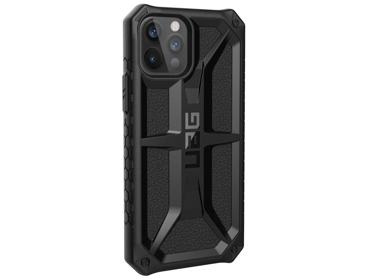 Urban Armor Gear Monarch Case Zwart - iPhone 12/12 Pro hoesje