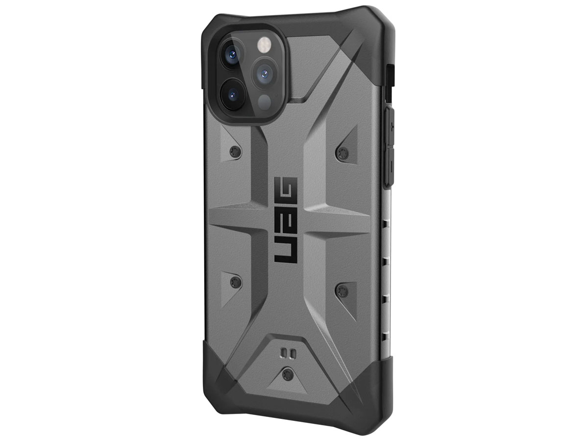 Urban Armor Gear Pathfinder Case Zilver - iPhone 12/12 Pro hoesje