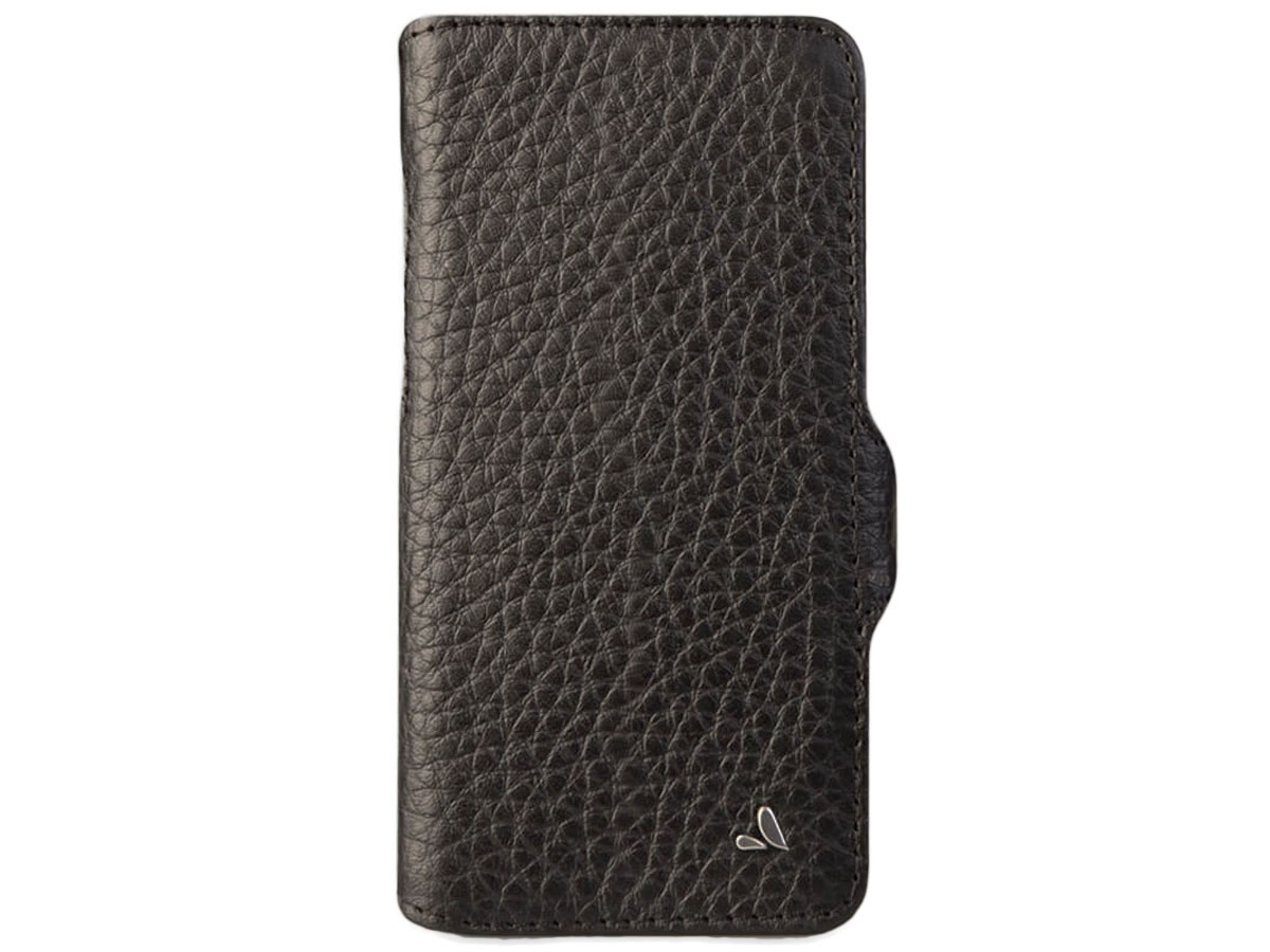 Vaja Wallet Agenda Case Zwart - iPhone 12/12 Pro Hoesje Leer