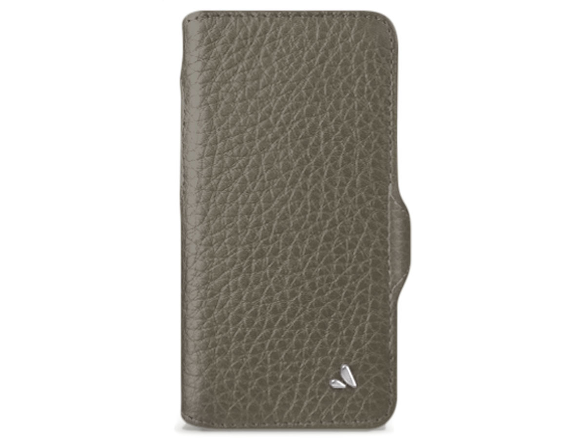 Vaja Wallet Agenda MagSafe Case Groen - iPhone 12/12 Pro Hoesje Leer