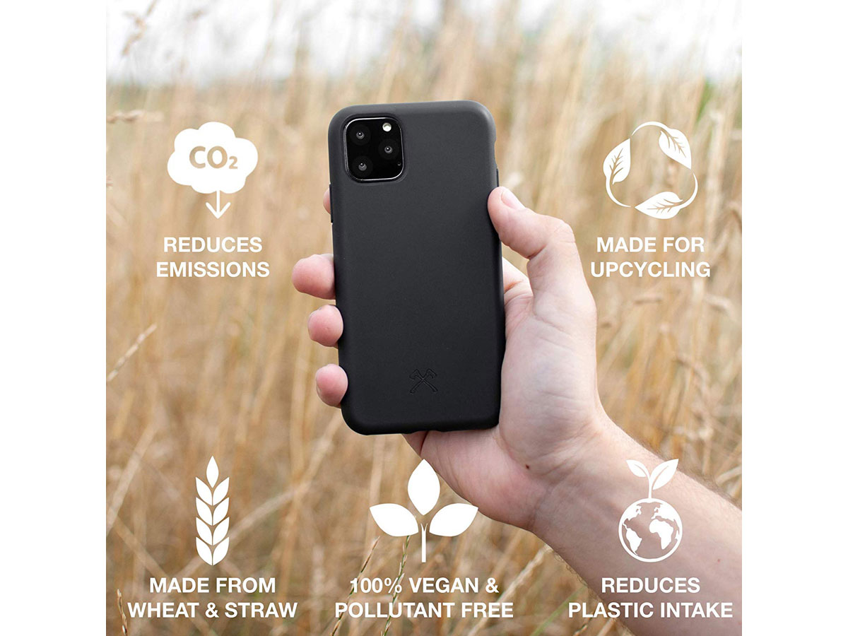 Woodcessories Bio Case Zwart - Eco iPhone 12/12 Pro hoesje
