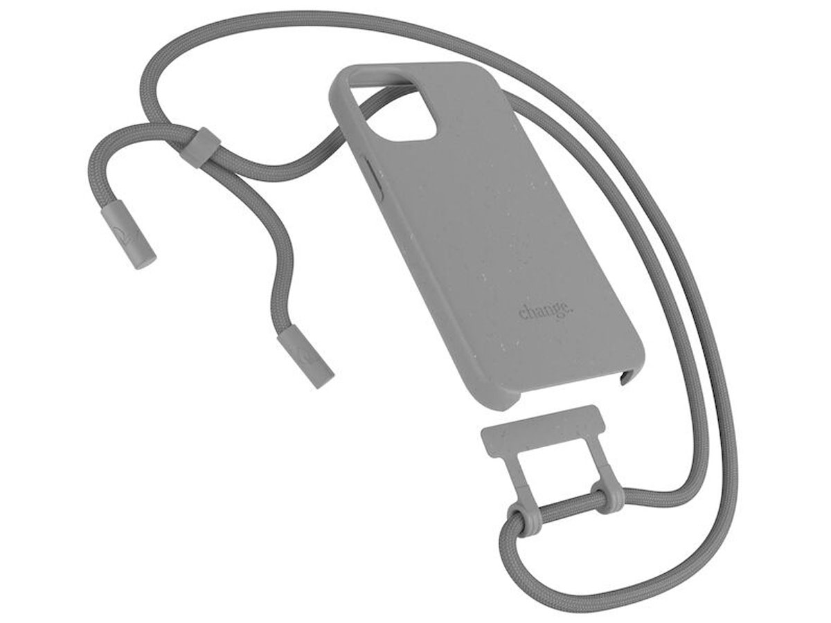 Woodcessories Change Case Grijs - Eco iPhone 12/12 Pro hoesje