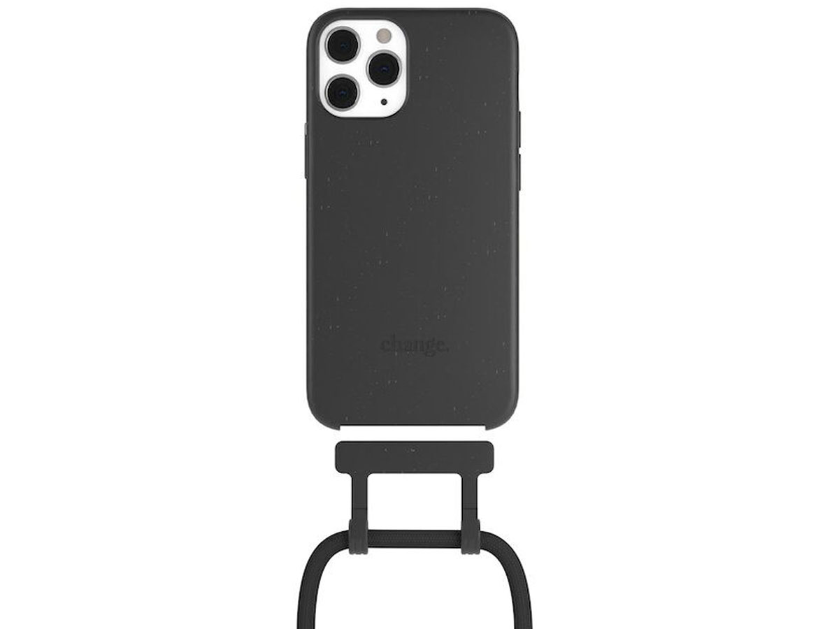 Woodcessories Change Case Zwart - Eco iPhone 12/12 Pro hoesje