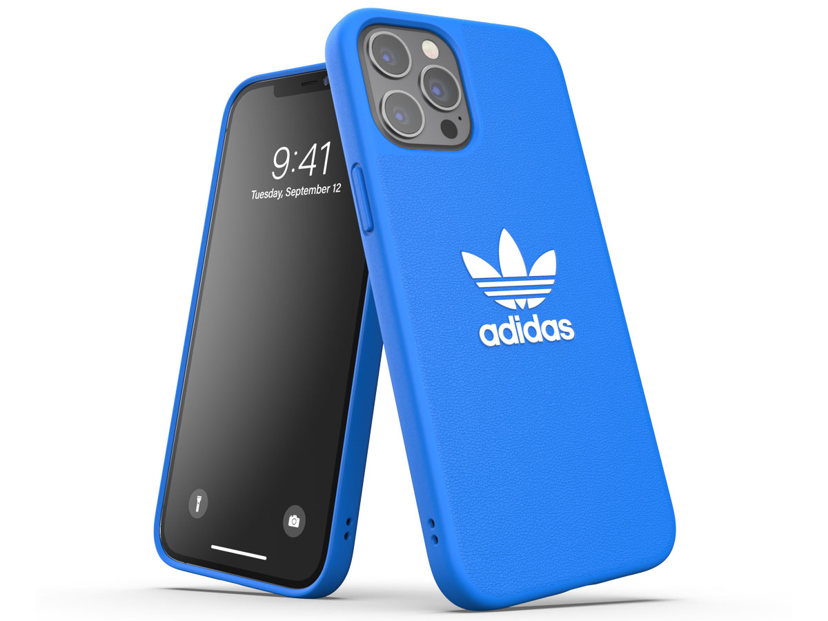 Adidas Originals Logo Case Blauw - iPhone 12 Pro Max hoesje