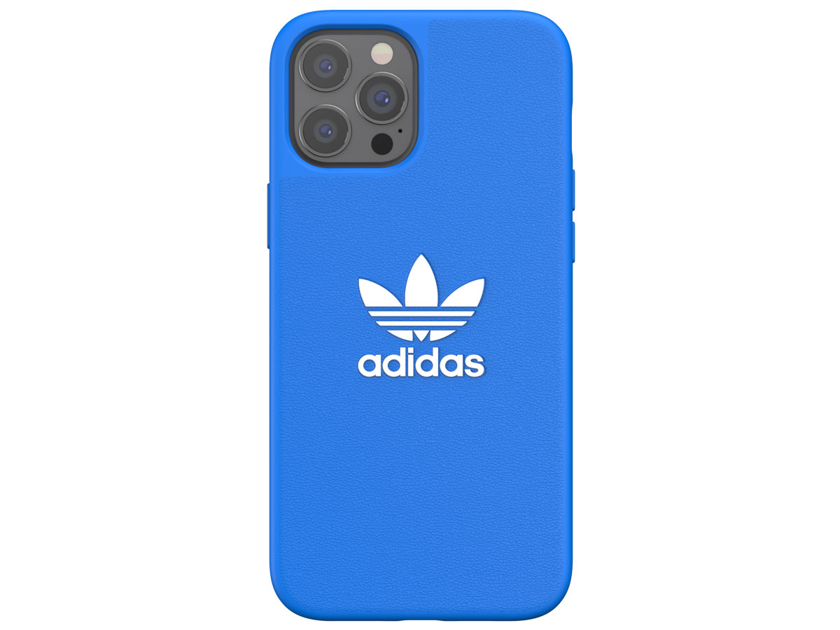 Adidas Originals Logo Case Blauw - iPhone 12 Pro Max hoesje