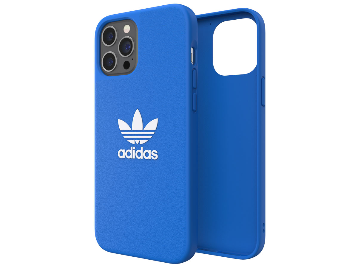 Adidas Originals Logo Case Blauw - iPhone 12 Pro Max hoesje