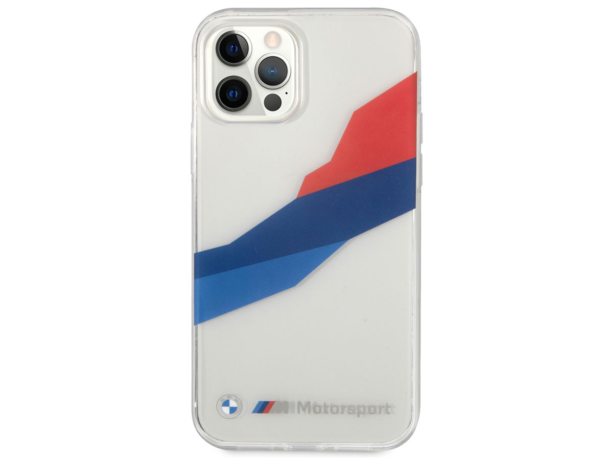 BMW M Motorsport Tricolor TPU Case - iPhone 12 Pro Max hoesje