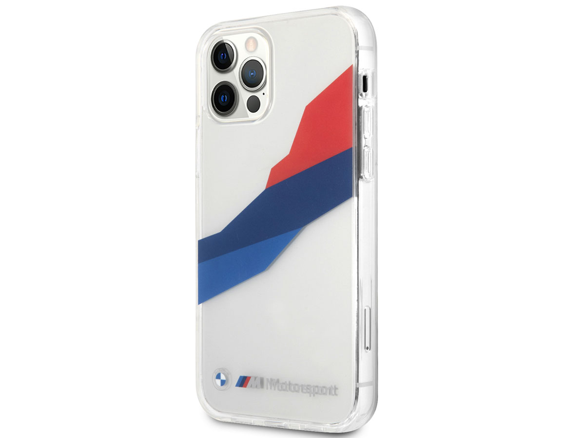 BMW M Motorsport Tricolor TPU Case - iPhone 12 Pro Max hoesje