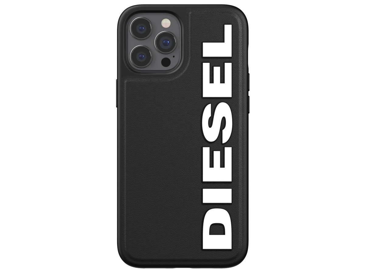 Diesel Logo Case Zwart - iPhone 12 Pro Max hoesje