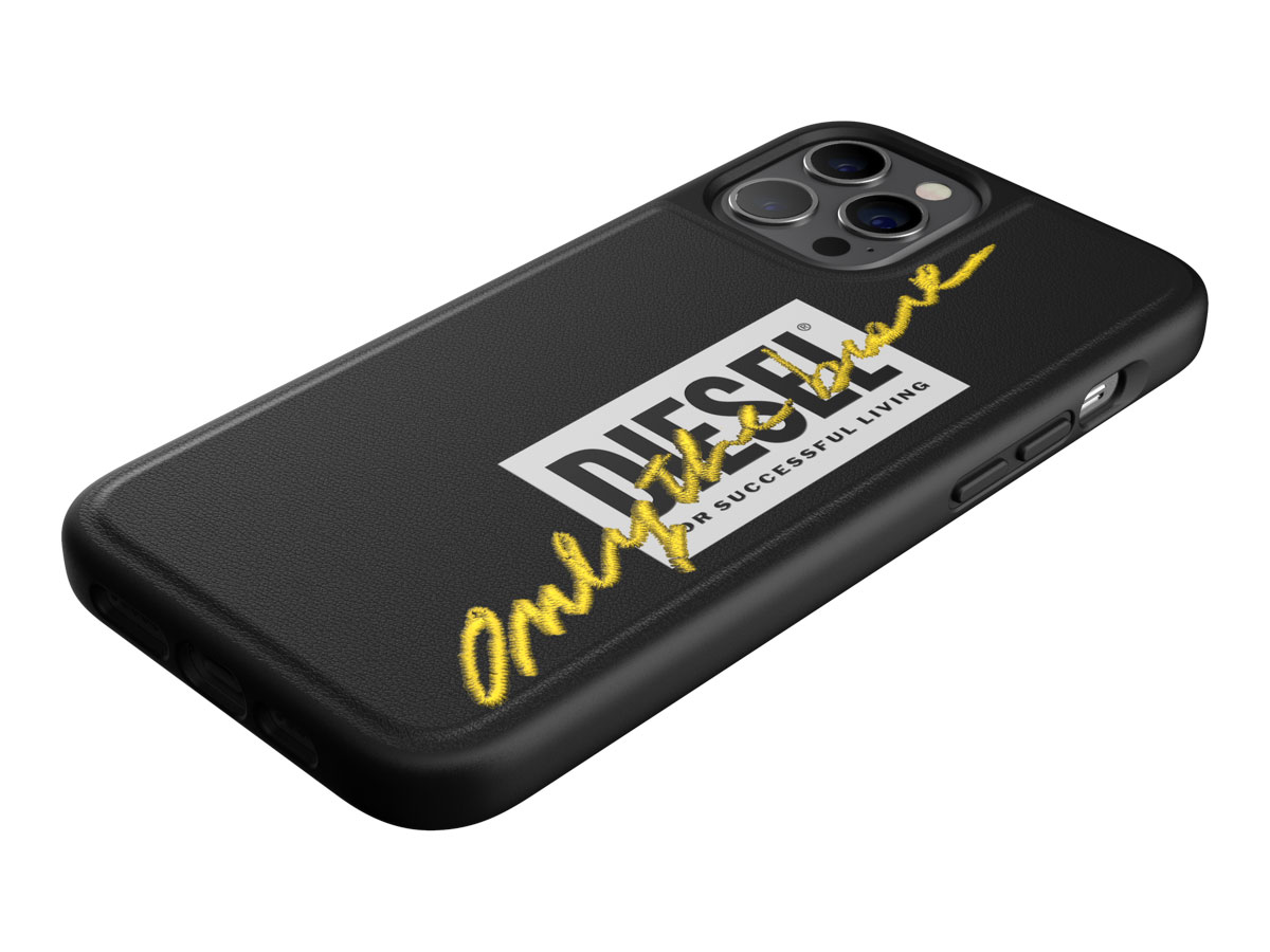 Diesel Case Zwart/Lime | iPhone 12 Pro Max hoesje
