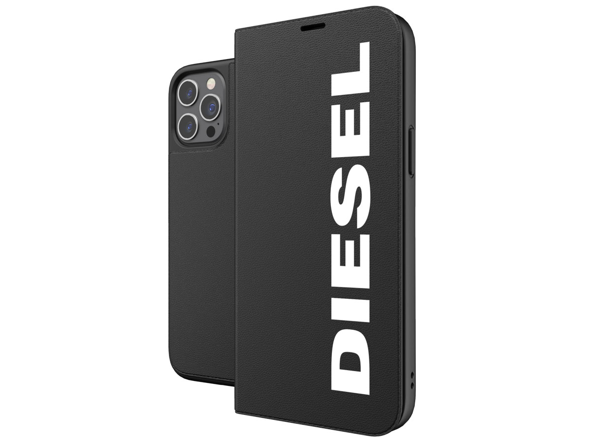 Diesel Logo Booklet Case - iPhone 12 Pro Max hoesje