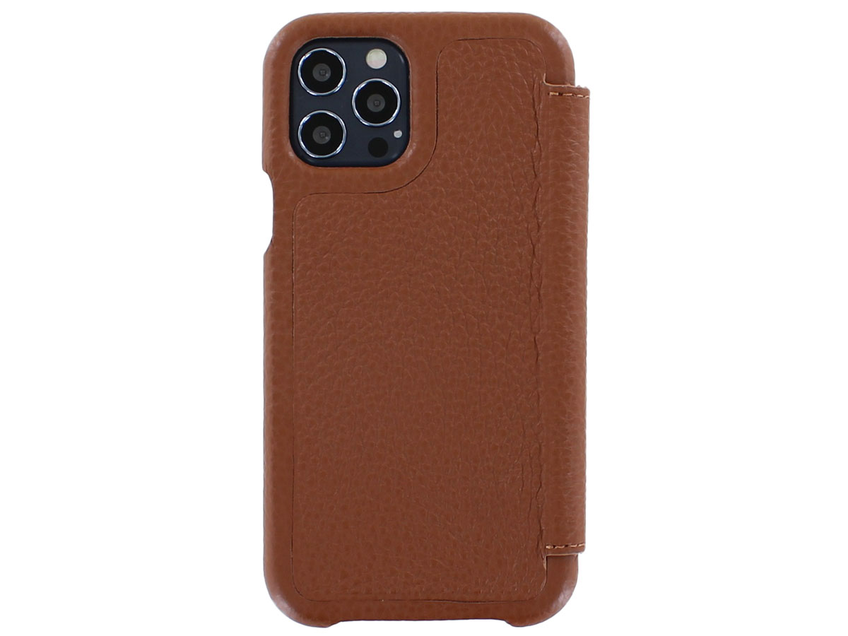 Graffi Oyster Mastrotto Leer Cognac - iPhone 12 Pro Max hoesje