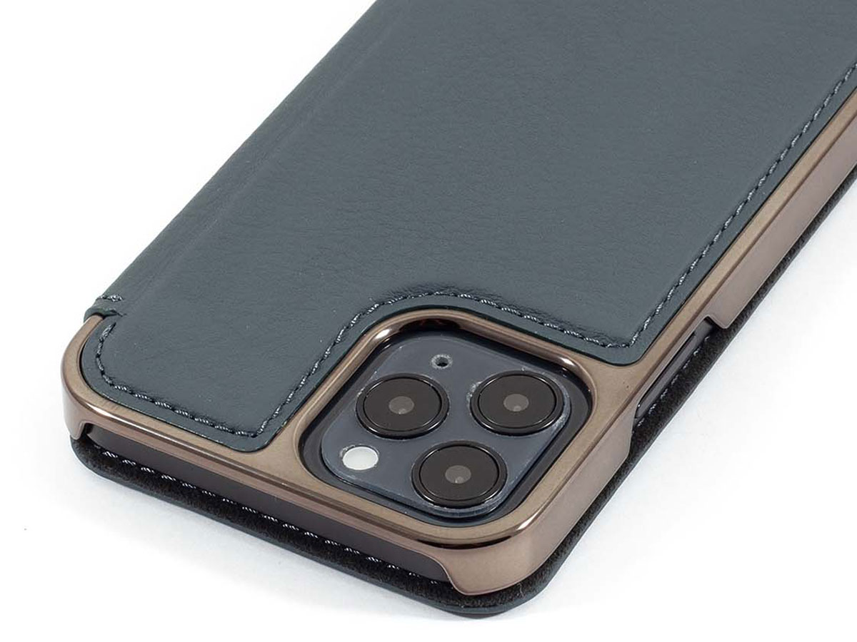 Greenwich Blake Leather Folio Seal - iPhone 12 Pro Max Hoesje
