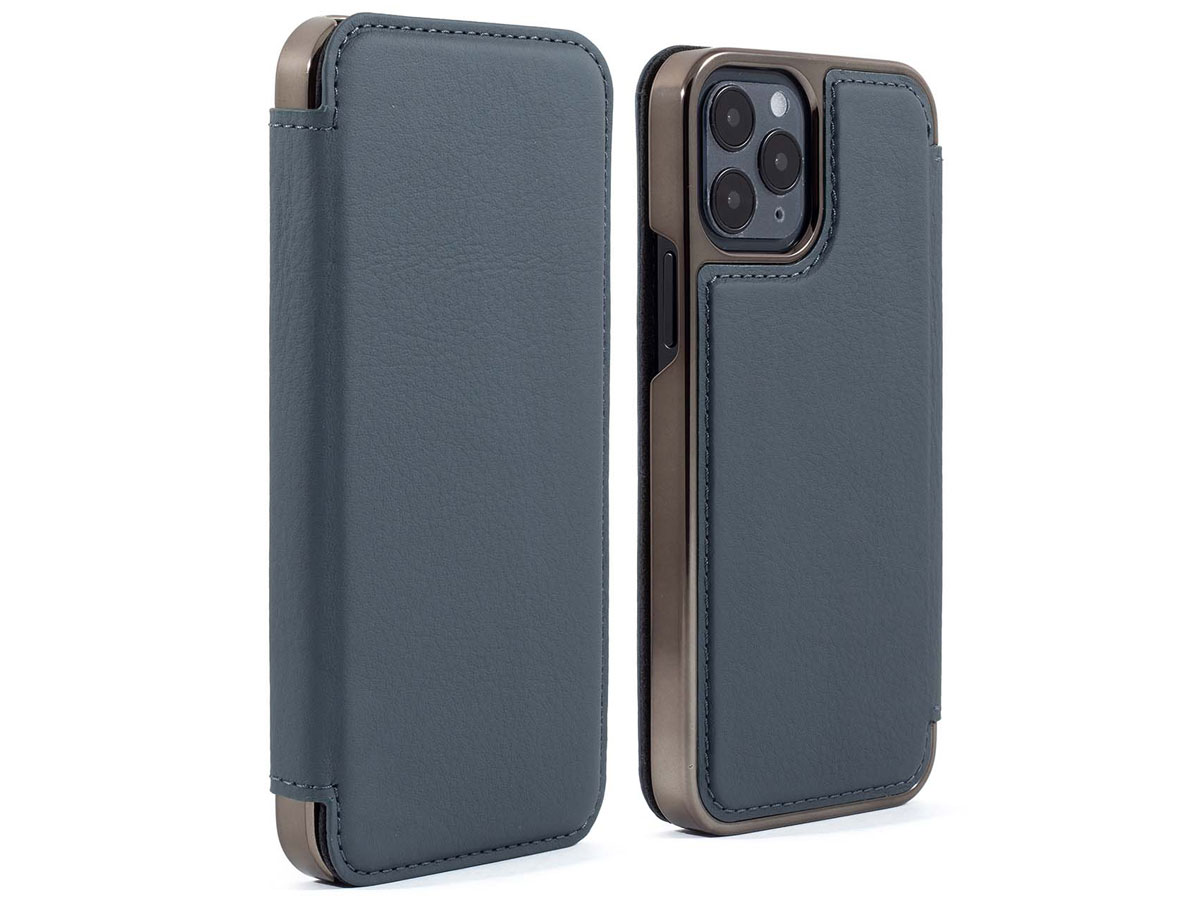Greenwich Blake Leather Folio Seal - iPhone 12 Pro Max Hoesje