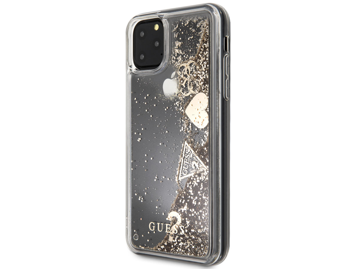 Guess Floating Charms Case Goud - iPhone 12 Pro Max hoesje