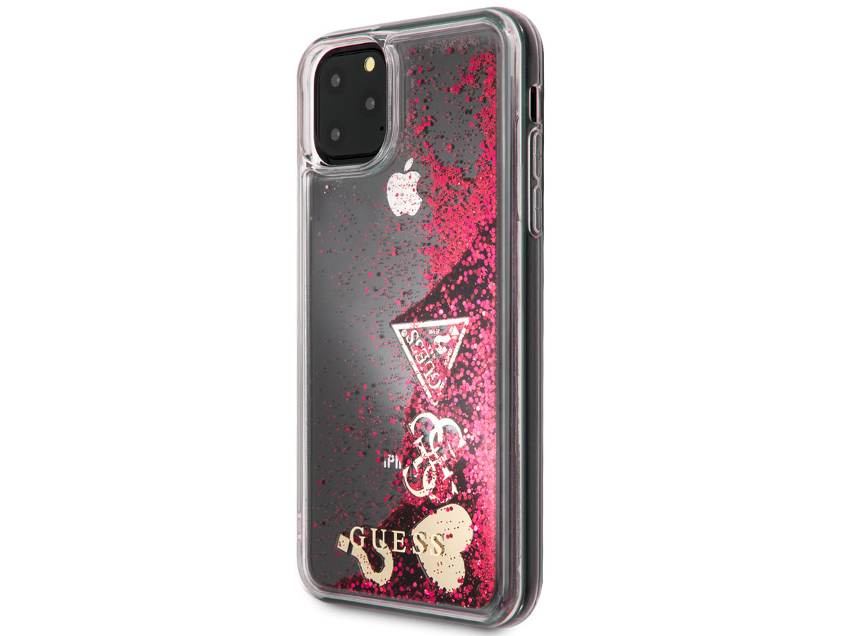 Guess Floating Charms Case Roze - iPhone 12 Pro Max hoesje