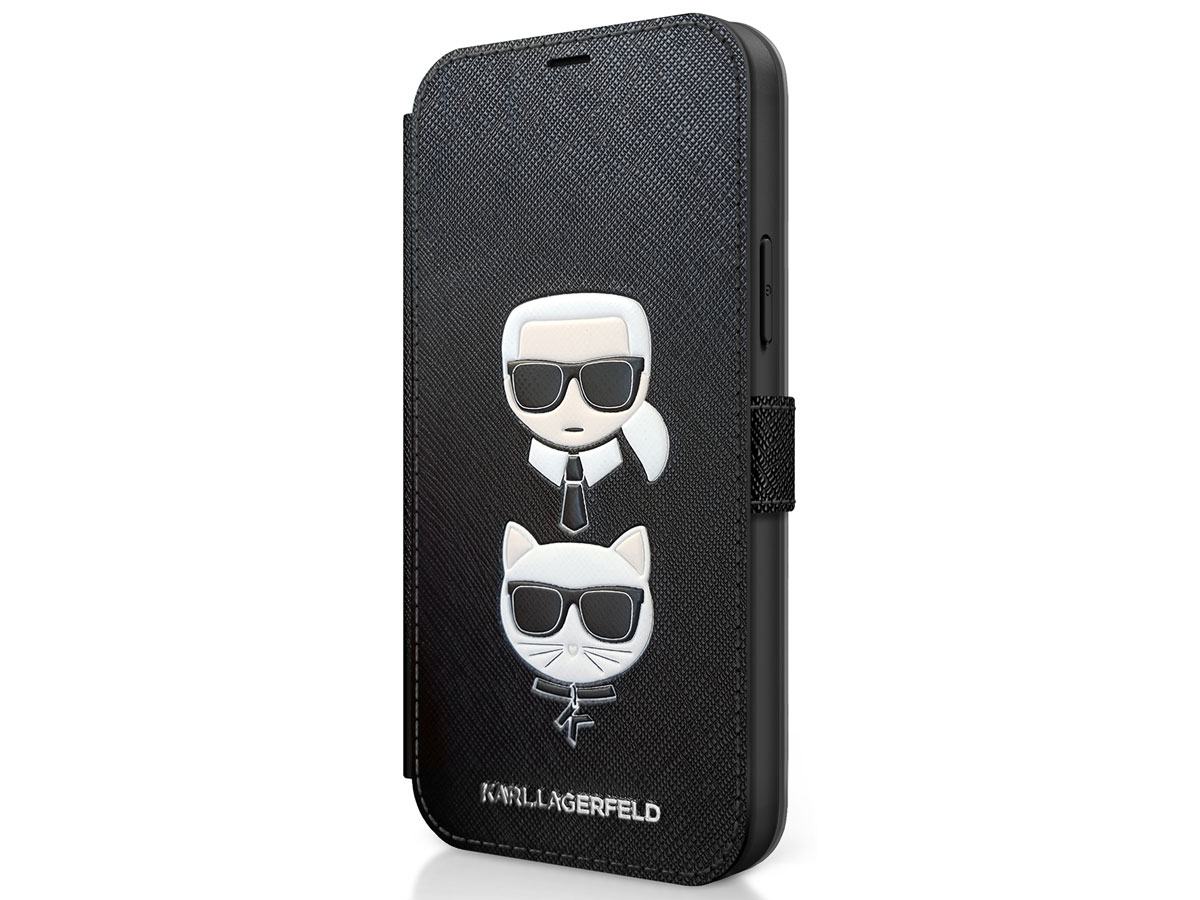 Karl Lagerfeld & Choupette Bookcase - iPhone 12 Pro Max hoesje