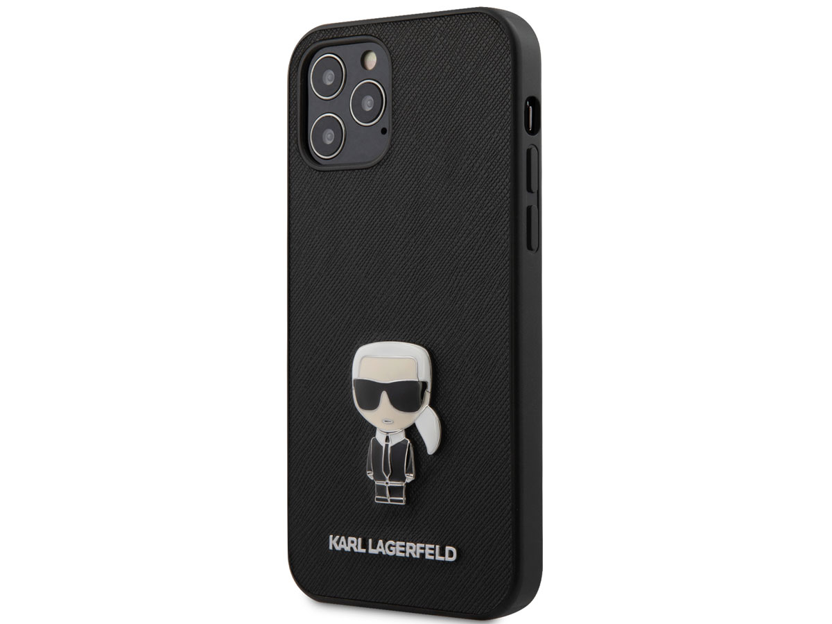 Karl Lagerfeld Ikonik Metal Case - iPhone 12 Pro Max hoesje