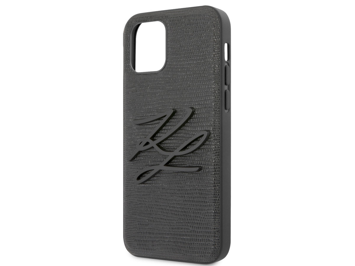 Karl Lagerfeld Initials Case Lizard - iPhone 12 Pro Max hoesje