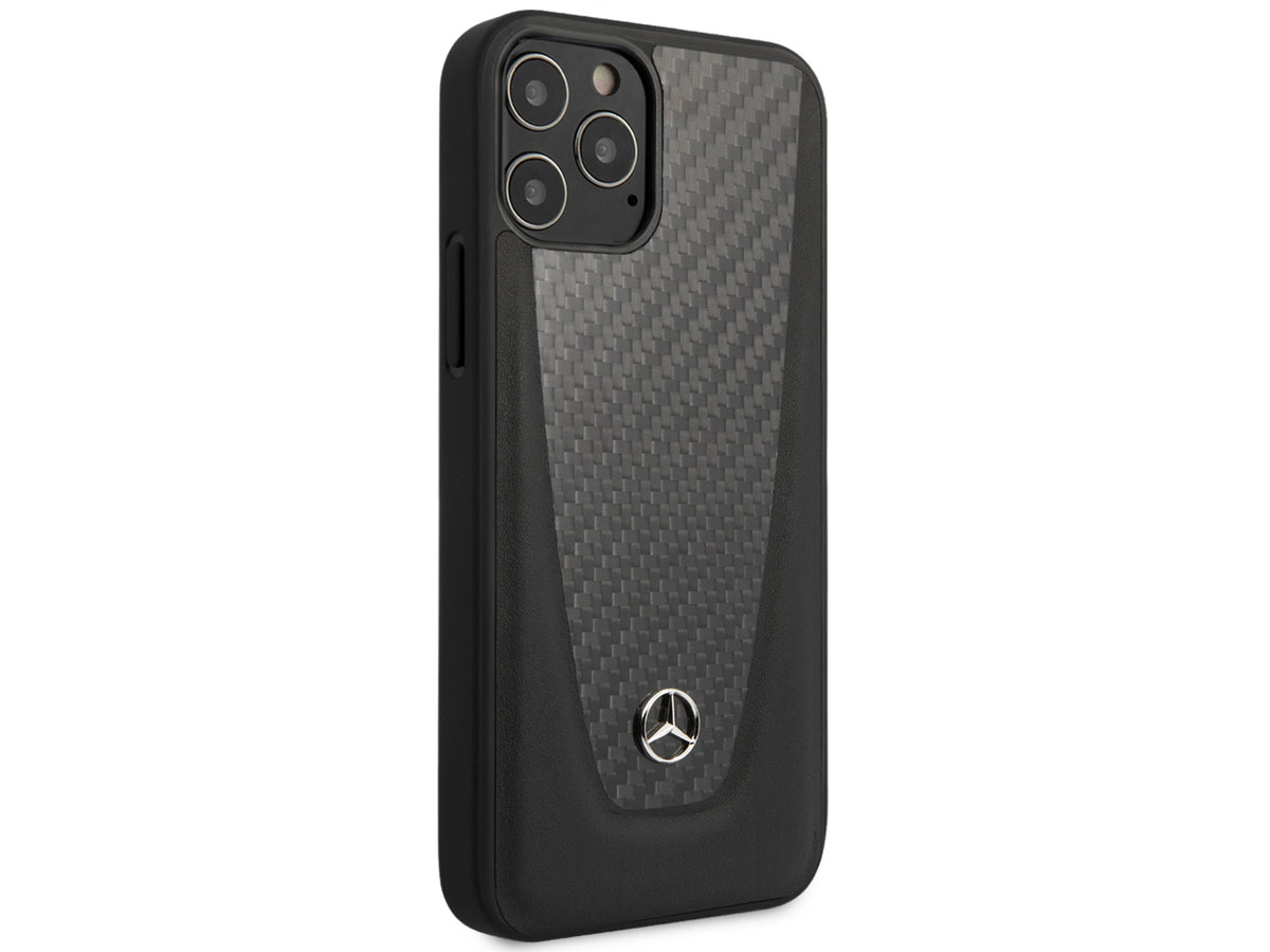 Mercedes-Benz Dynamic Line Leather Case - iPhone 12 Pro Max hoesje