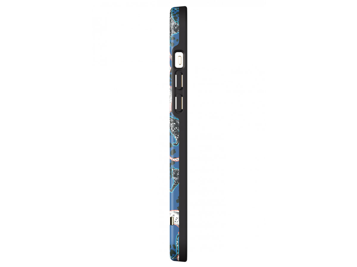 Richmond & Finch Blue Leopard Case - iPhone 12 Pro Max hoesje
