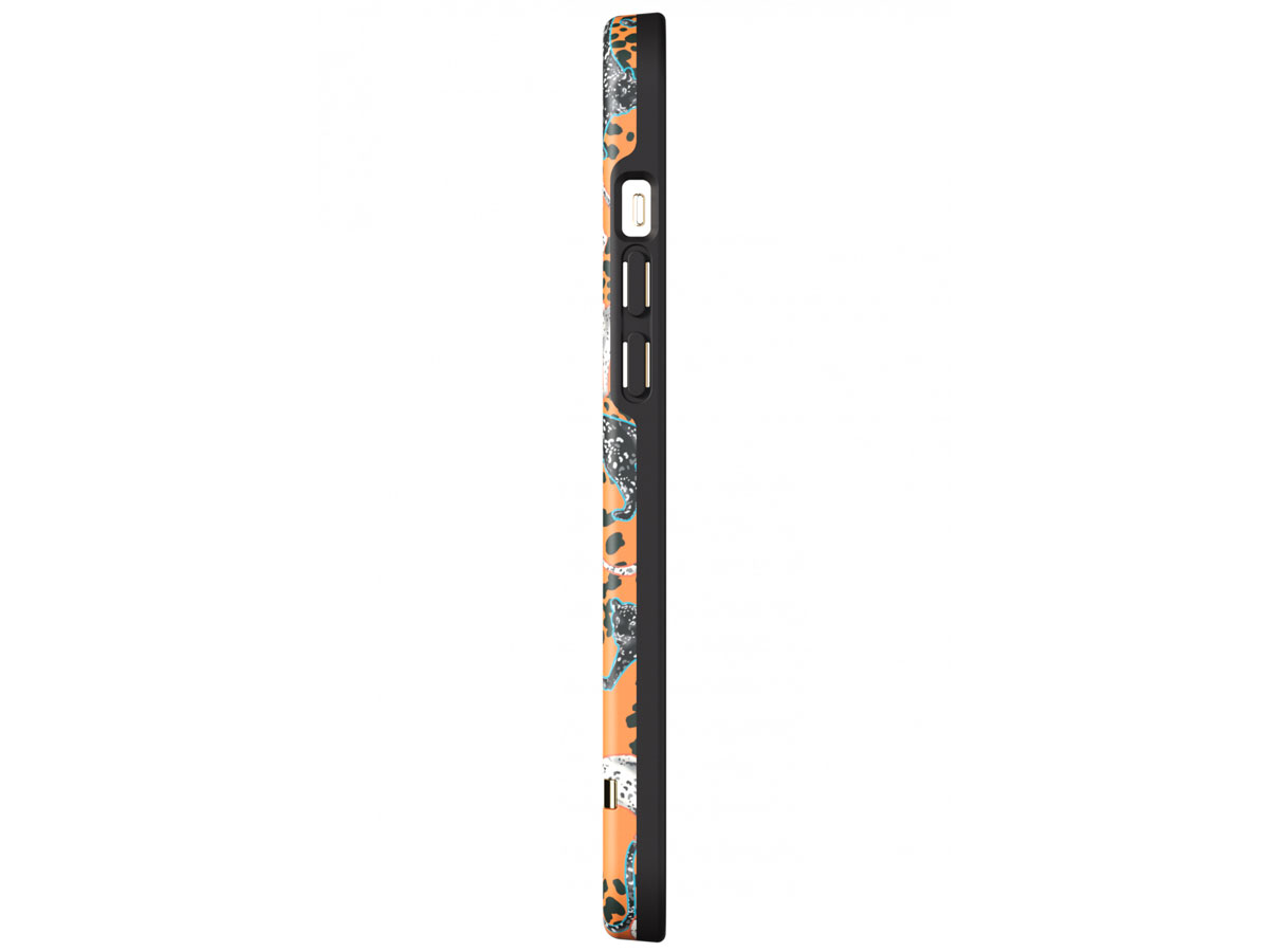 Richmond & Finch Orange Leopard Case - iPhone 12 Pro Max hoesje
