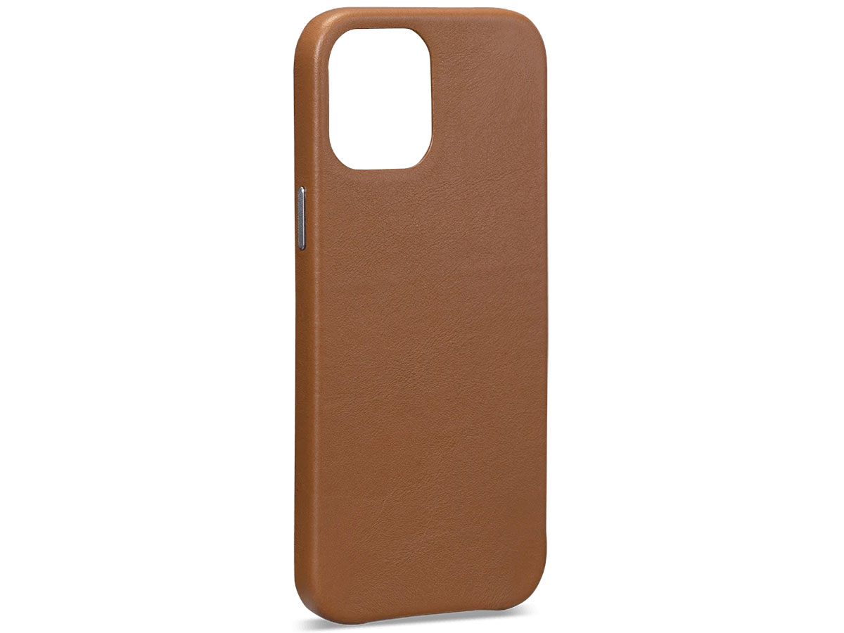 Sena Leather Skin Case Bruin - iPhone 12 Pro Max Hoesje Leer