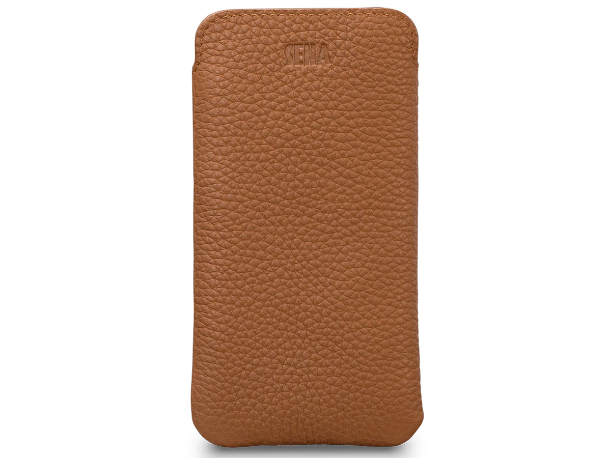 Sena Ultraslim Sleeve Bruin Leer - iPhone 12 Pro Max hoesje