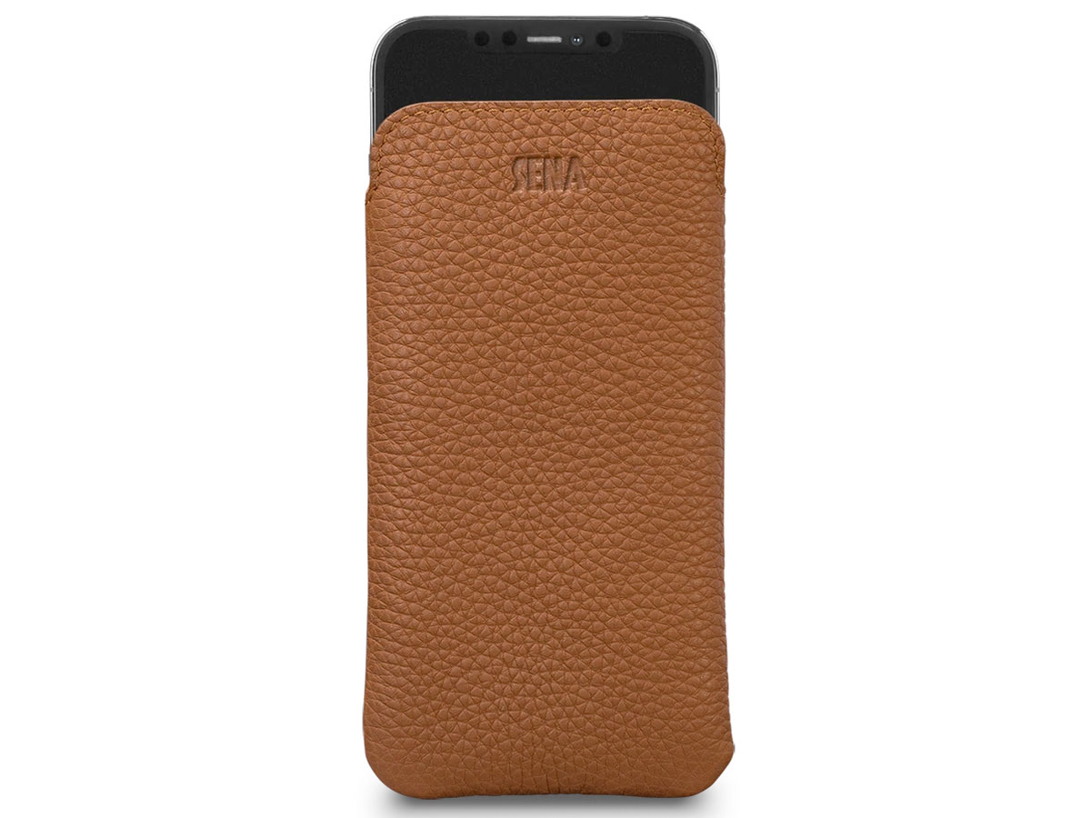 Sena Ultraslim Sleeve Bruin Leer - iPhone 12 Pro Max hoesje