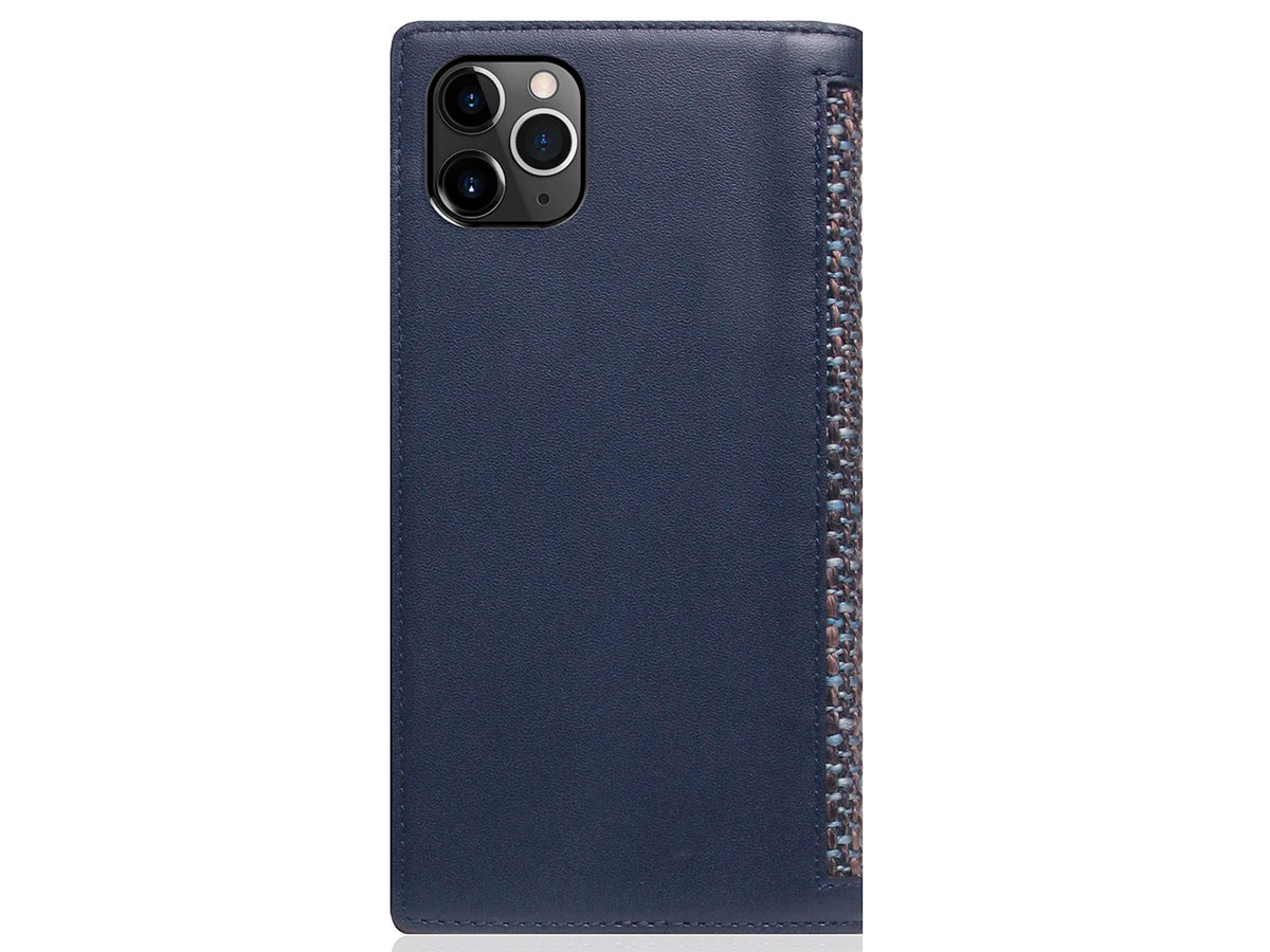 SLG Design D5 CSL Donkerblauw Leer - iPhone 12 Pro Max hoesje