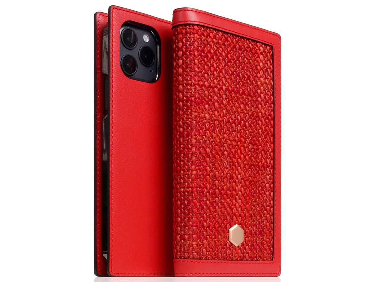 SLG Design D5 CSL Rood Leer - iPhone 12 Pro Max hoesje