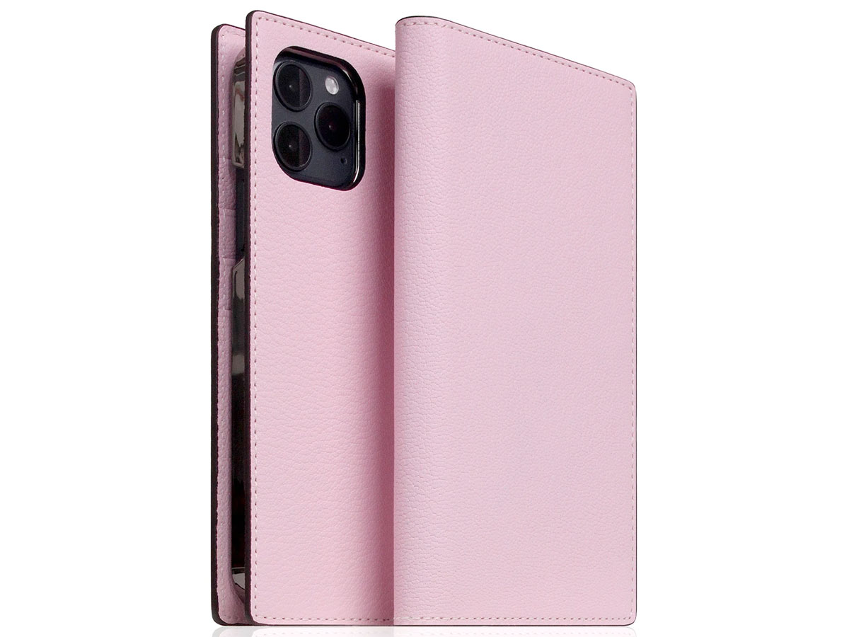 SLG Design D9 Chevere Sully Leer Roze - iPhone 12 Pro Max hoesje