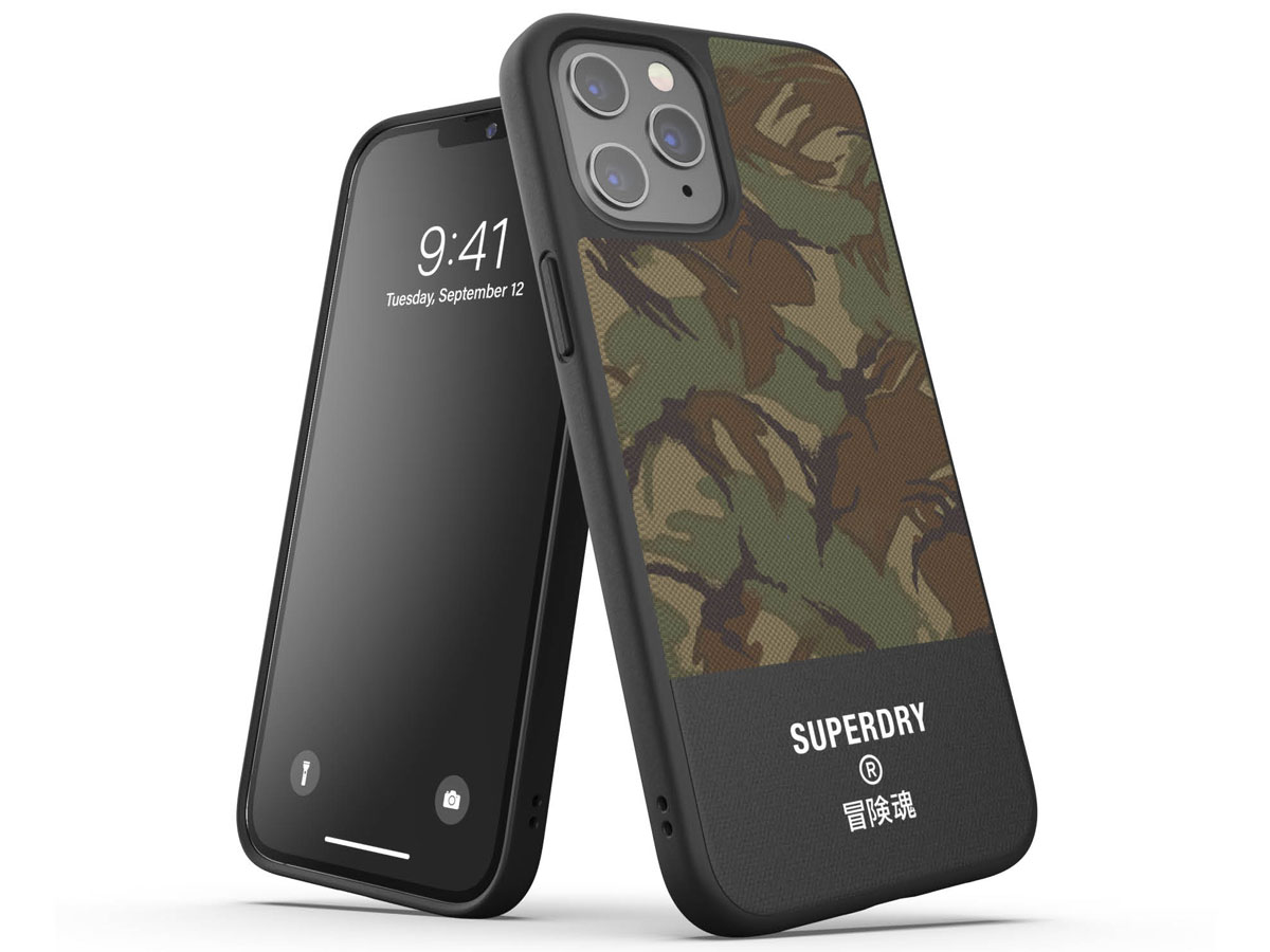 Superdry Canvas Case Camouflage - iPhone 12 Pro Max hoesje